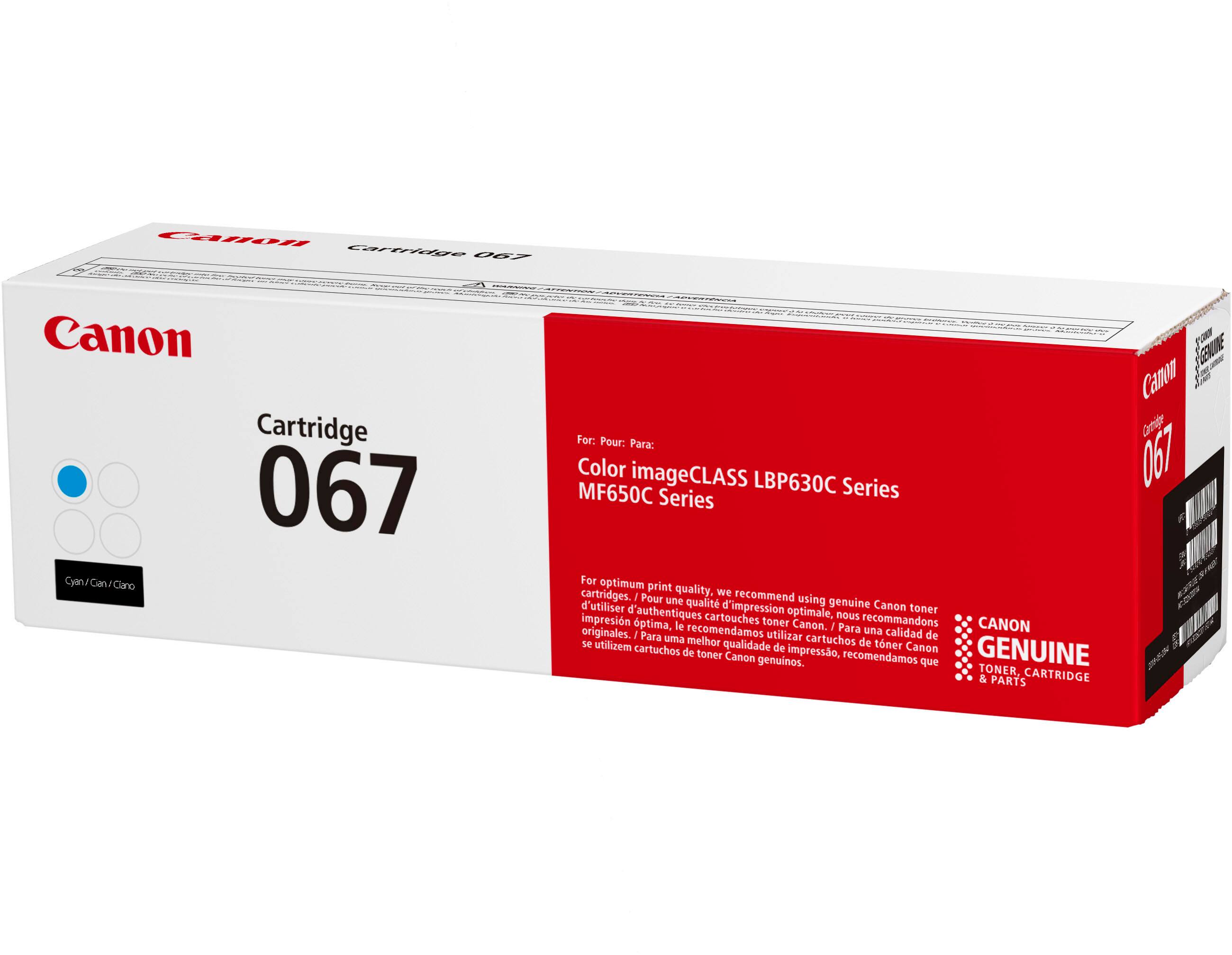 Alt View 11. Canon - Toner 067 Standard Capacity Toner Cartridge - Cyan.