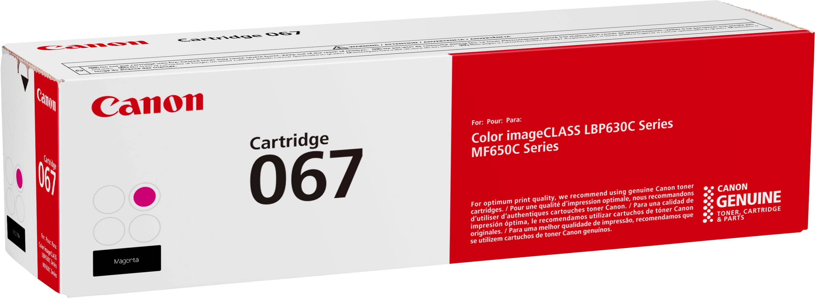 Canon Toner 067 Standard Capacity Toner Cartridge Magenta 5100C001 - Best  Buy