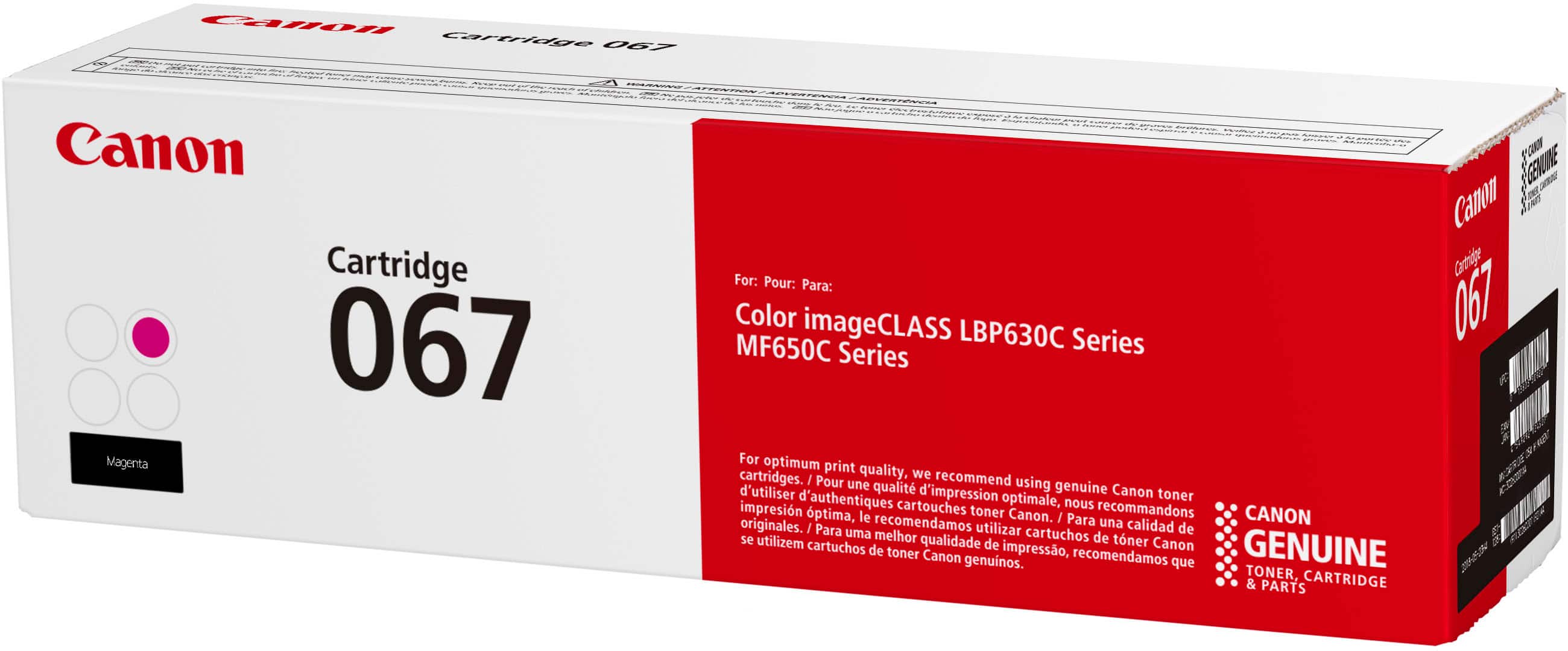 Alt View 11. Canon - Toner 067 Standard Capacity Toner Cartridge - Magenta.