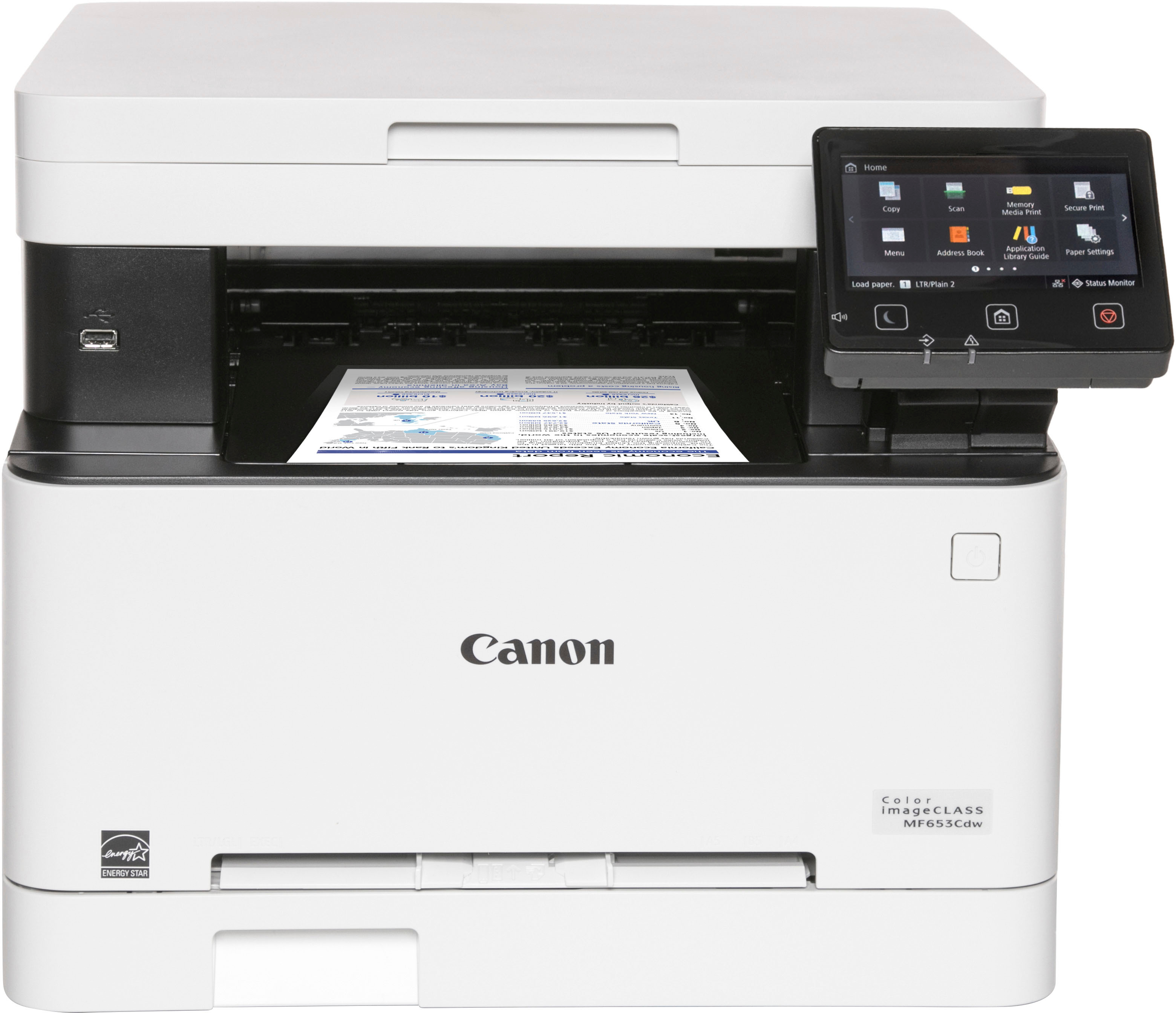 Nationaal Ontslag Honderd jaar Canon imageCLASS MF653Cdw Wireless Color All-In-One Laser Printer White  5158C007 - Best Buy