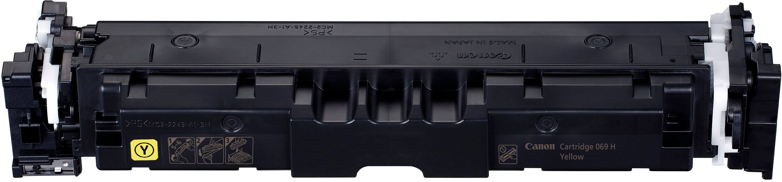 Alt View 12. Canon - Toner 069 XL High Yield Toner Cartridge - Yellow.