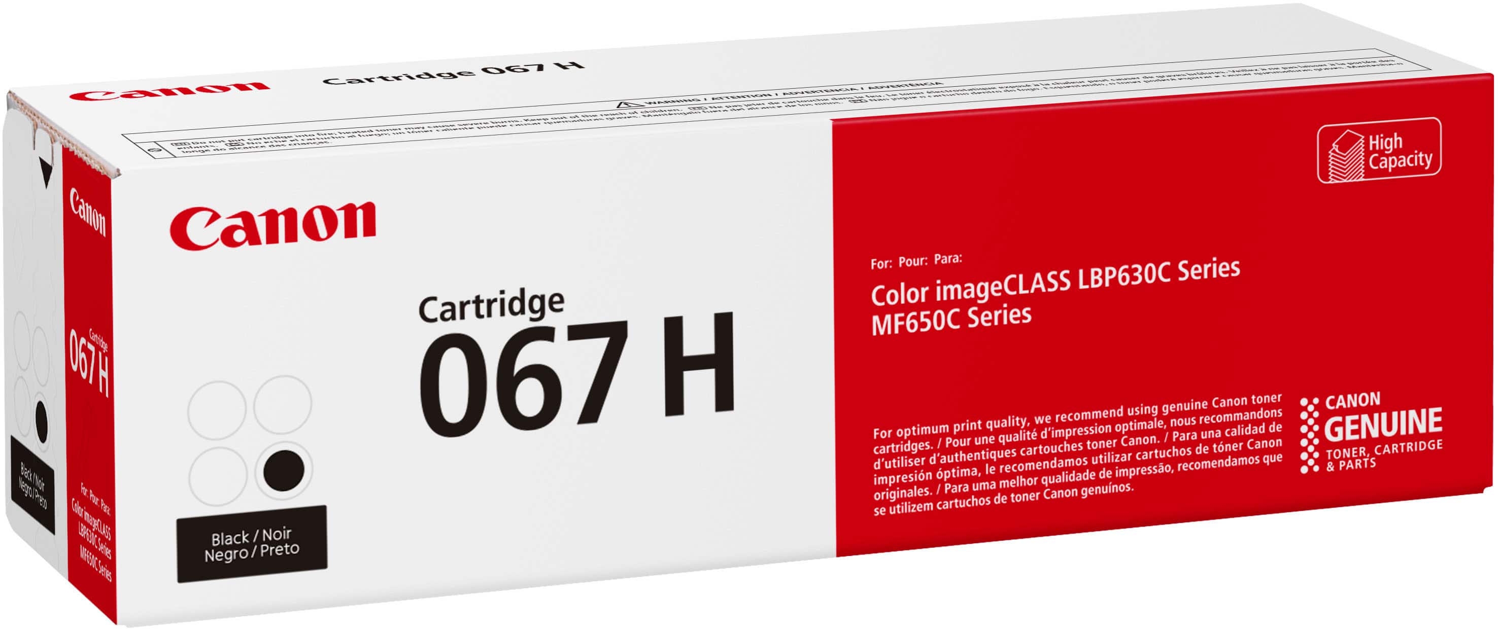 Alt View 1. Canon - Toner 067 XL High Yield Toner Cartridge - Black.