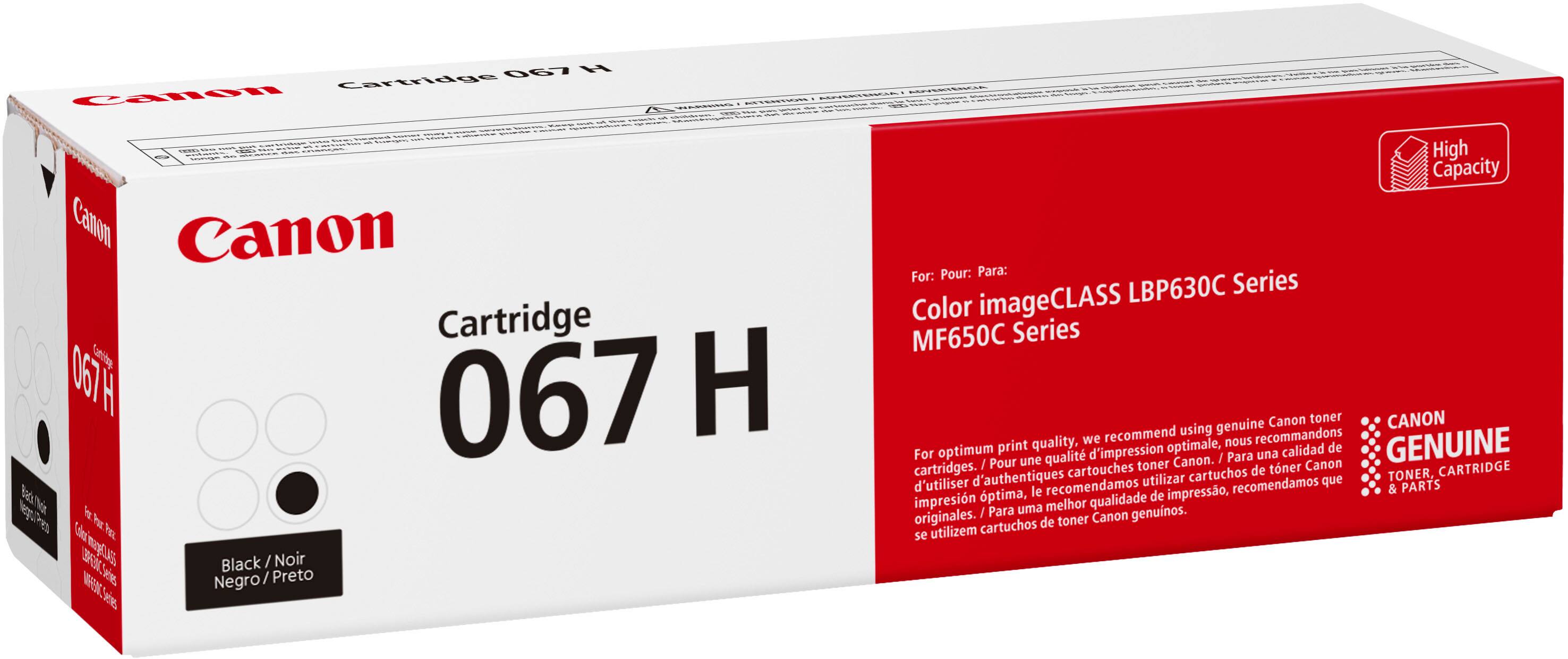 Alt View 1. Canon - Toner 067 XL High Yield Toner Cartridge - Black.