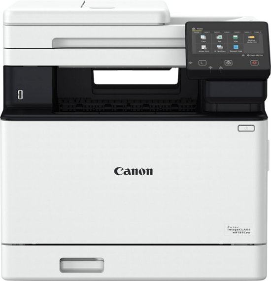 Grøn tiger Topmøde Canon imageCLASS MF753Cdw Wireless Color All-In-One Laser Printer with Fax  White 5455C010 - Best Buy