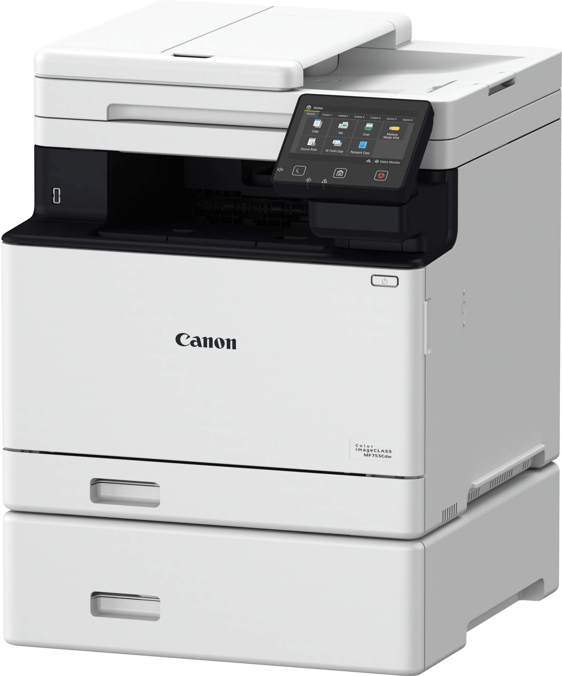 Alt View 11. Canon - imageCLASS MF753Cdw Wireless Color All-In-One Laser Printer with Fax - White.