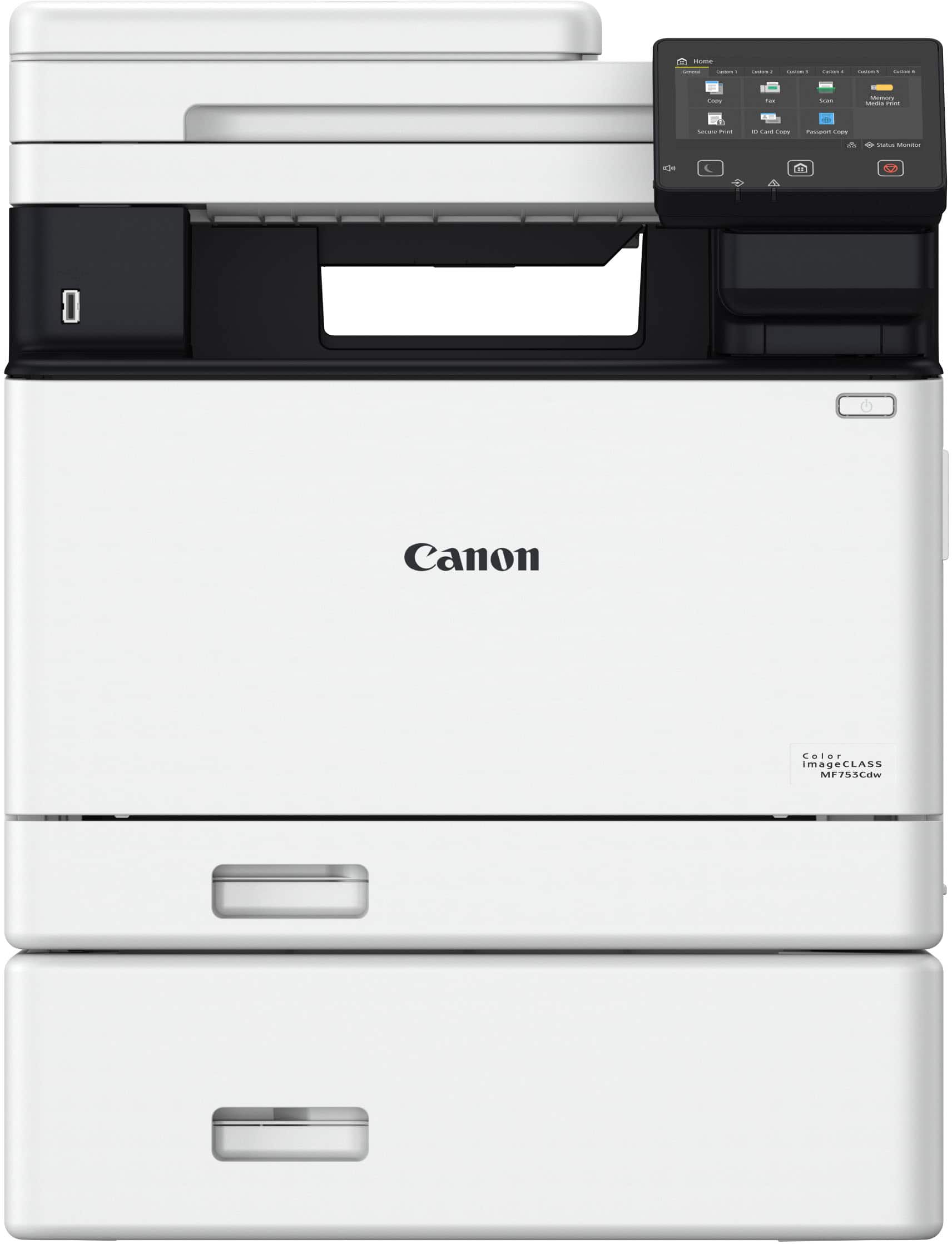 Alt View 12. Canon - imageCLASS MF753Cdw Wireless Color All-In-One Laser Printer with Fax - White.
