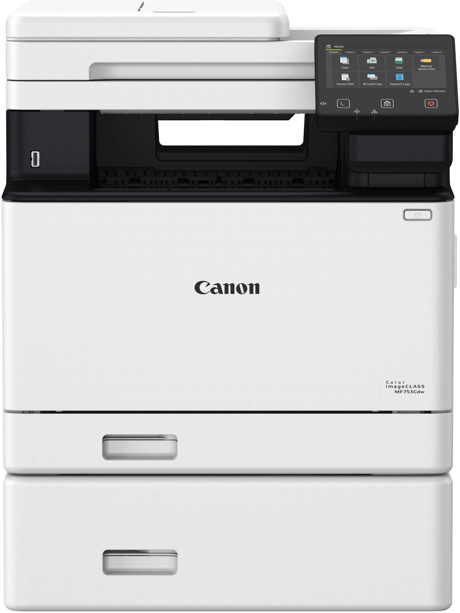 Canon imageCLASS MF753Cdw Wireless Color All-In-One Laser Printer with Fax  White 5455C010 - Best Buy