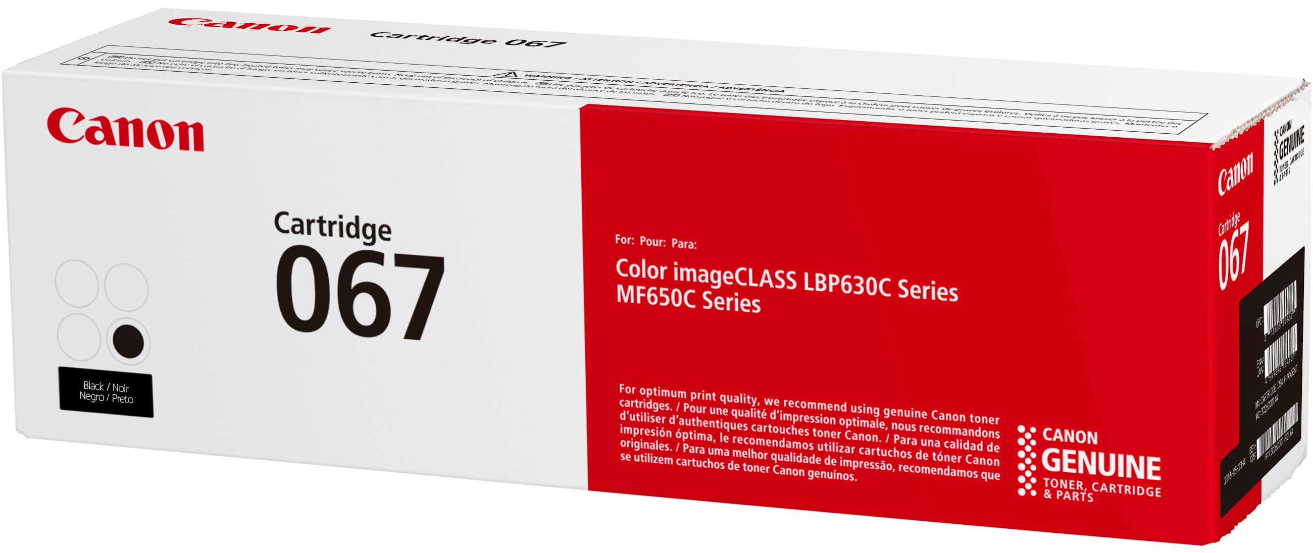 Alt View 11. Canon - Toner 067 Standard Capacity Toner Cartridge - Black.