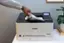 Left. Canon - imageCLASS LBP632Cdw Wireless Color Laser Printer - White.