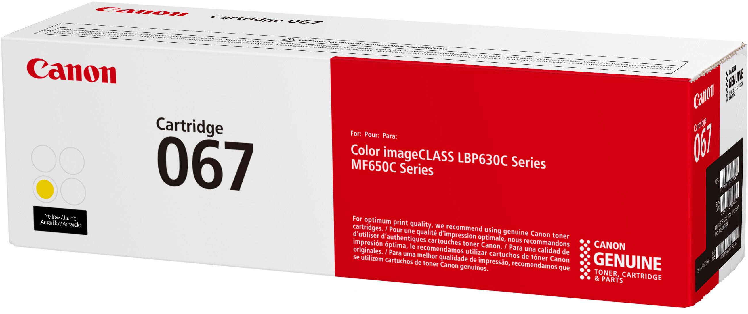 Alt View 11. Canon - Toner 067 Standard Capacity Toner Cartridge - Yellow.