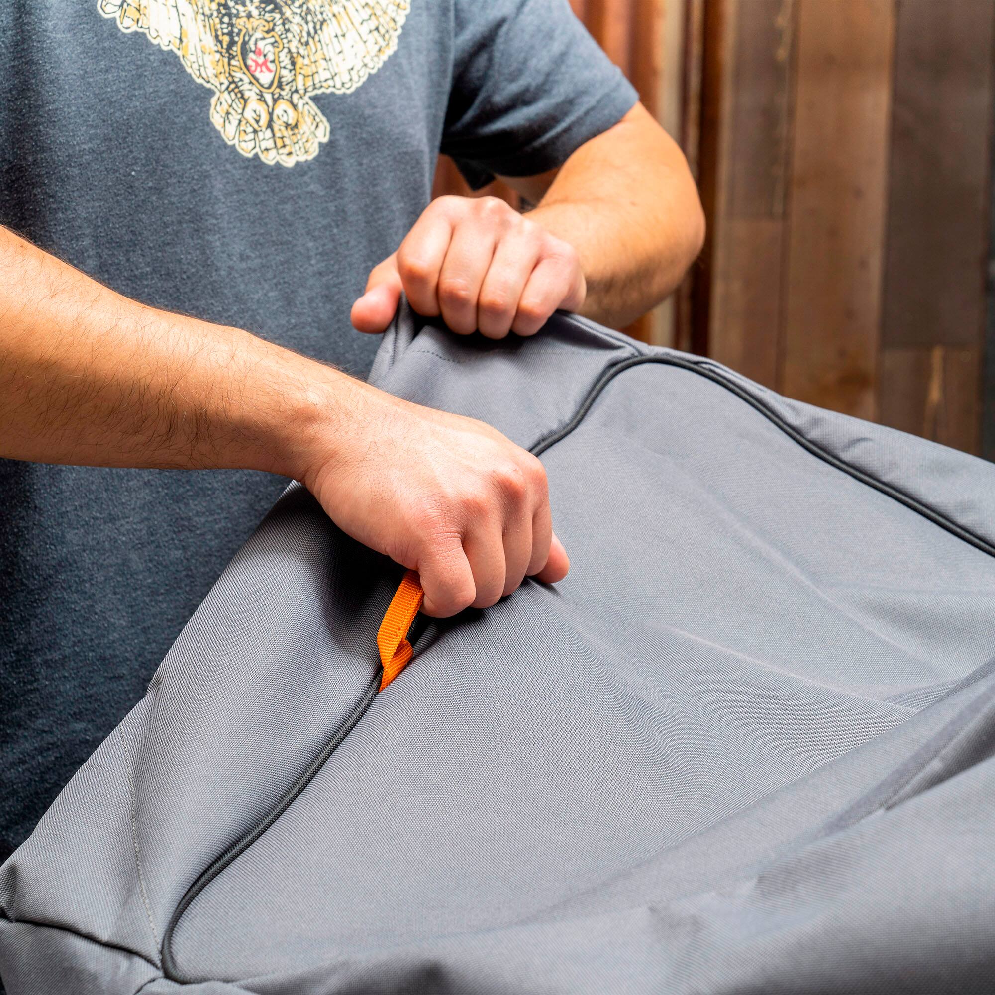 Alt View 12. Traeger Grills - Full Length Grill Cover - Ironwood XL - Gray.