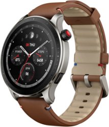 Amazfit GTR 4 Smartwatch - Brown - Front_Zoom