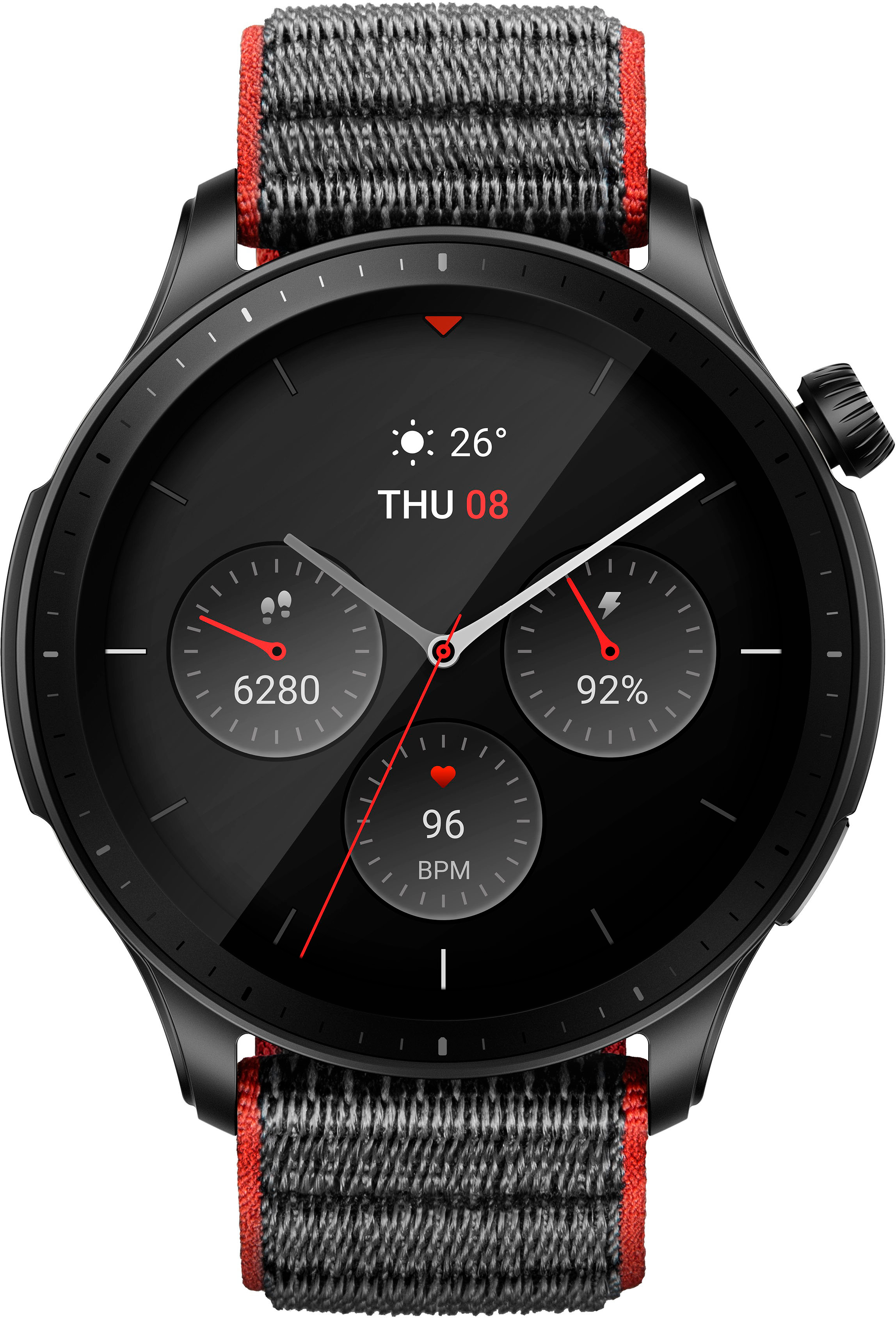 Amazfit GTR 4 Smart Watch for Men Android iPhone, Dual-Band GPS