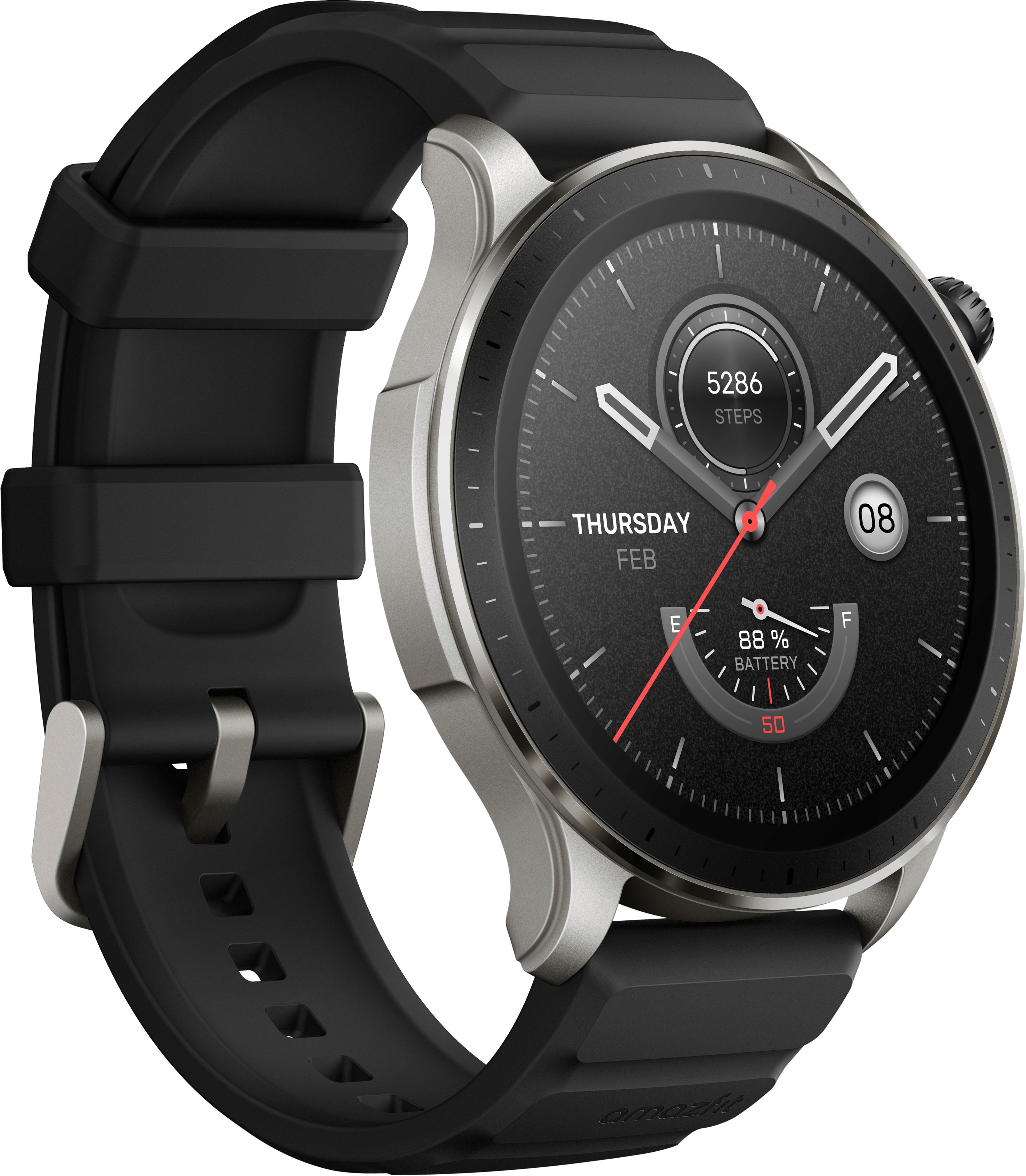 Best Buy: Amazfit GTR 4 Smartwatch 36.2mm Aluminum Alloy Black