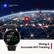 The image features a watch with a GPS tracking system, which is designed to provide accurate and strong GPS tracking. The watch is displayed on a map with several red dots, indicating the locations it has tracked. The watch is advertised as having support for the 6th satellite system, which will be added via an over-the-air (OTA) update. This suggests that the watch is constantly improving its GPS capabilities, making it an ideal choice for those who want to track their activities and locations accurately.