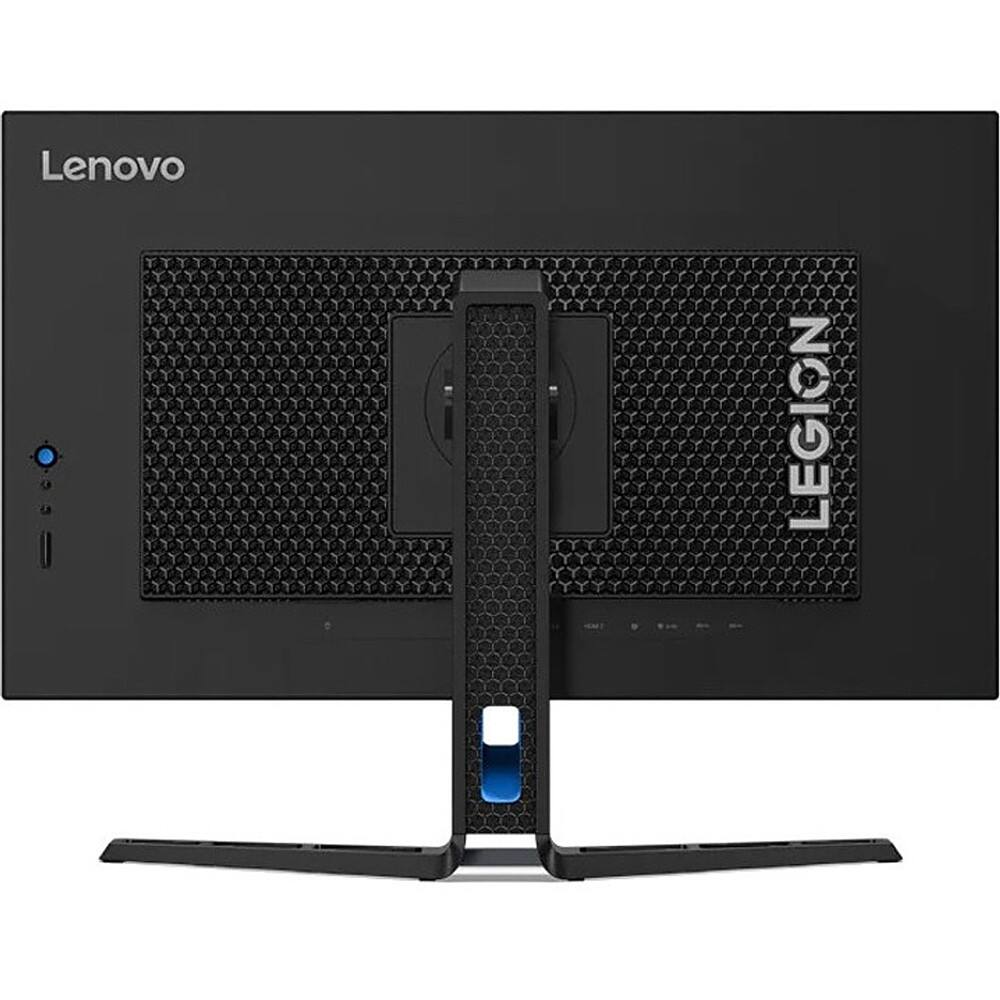 Back. Lenovo - Legion Y27h-30 27" IPS LCD QHD FreeSync Monitor with HDR (Display Port, HDMI, USB) - Raven Black.
