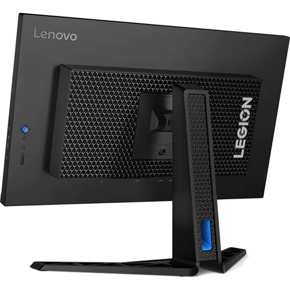 Left. Lenovo - Legion Y27h-30 27" IPS LCD QHD FreeSync Monitor with HDR (Display Port, HDMI, USB) - Raven Black.