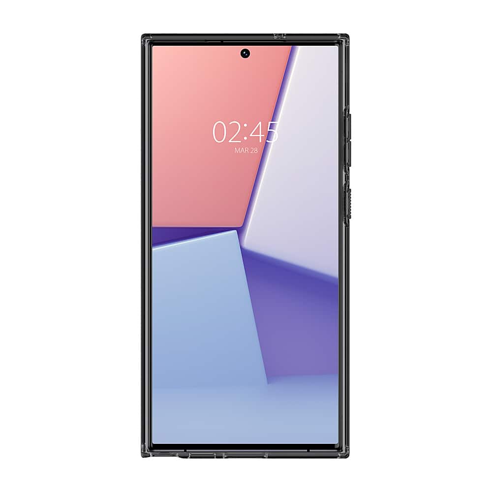 Left. Spigen - Crystal Hybrid Case for Samsung Galaxy S23 Ultra - Space Crystal.