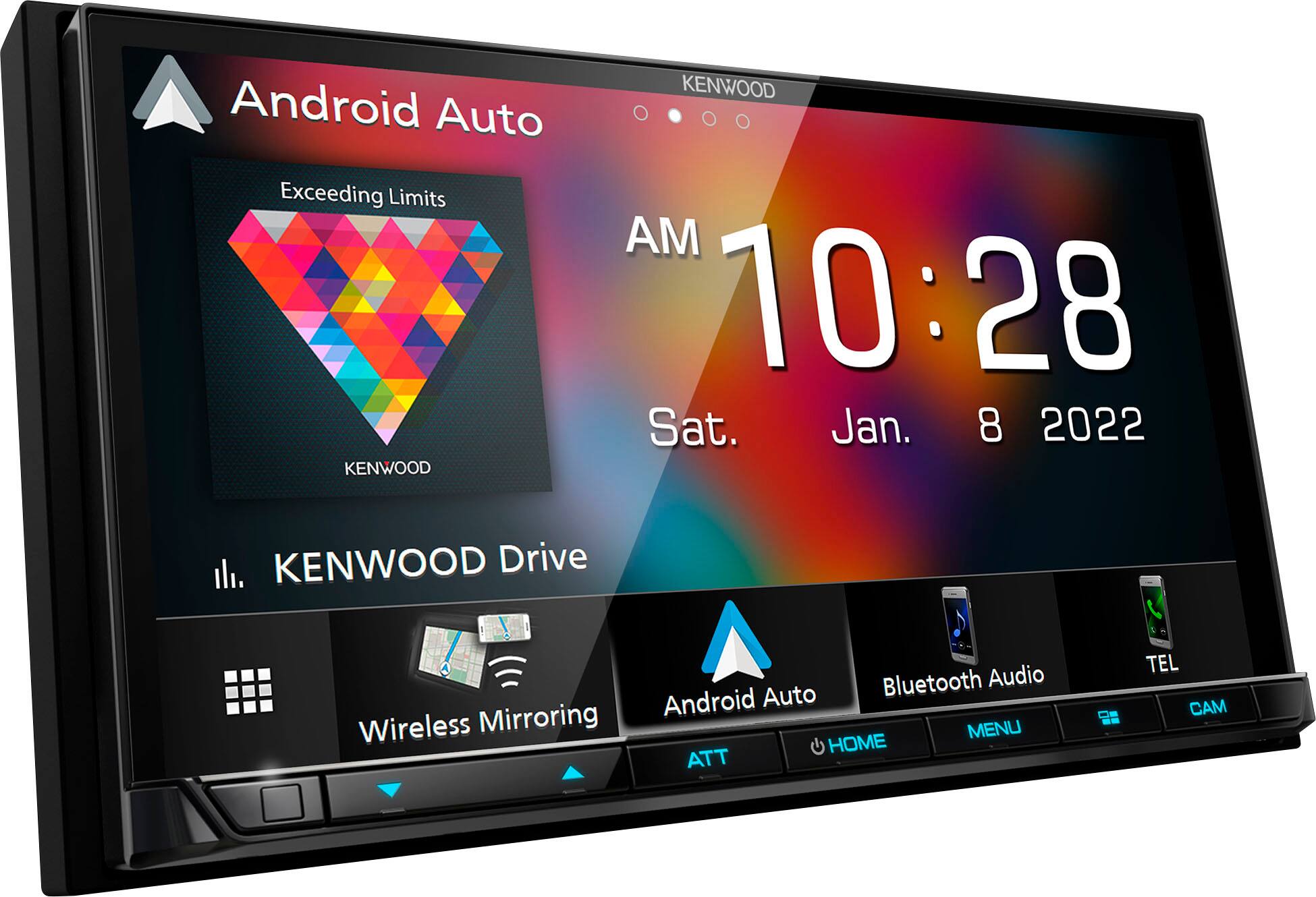 Alt View 11. Kenwood - 6.8" - Android Auto & Apple CarPlay - Built-in Bluetooth - In-Dash Digital Media Receiver with Maestro Compatibility - Black.