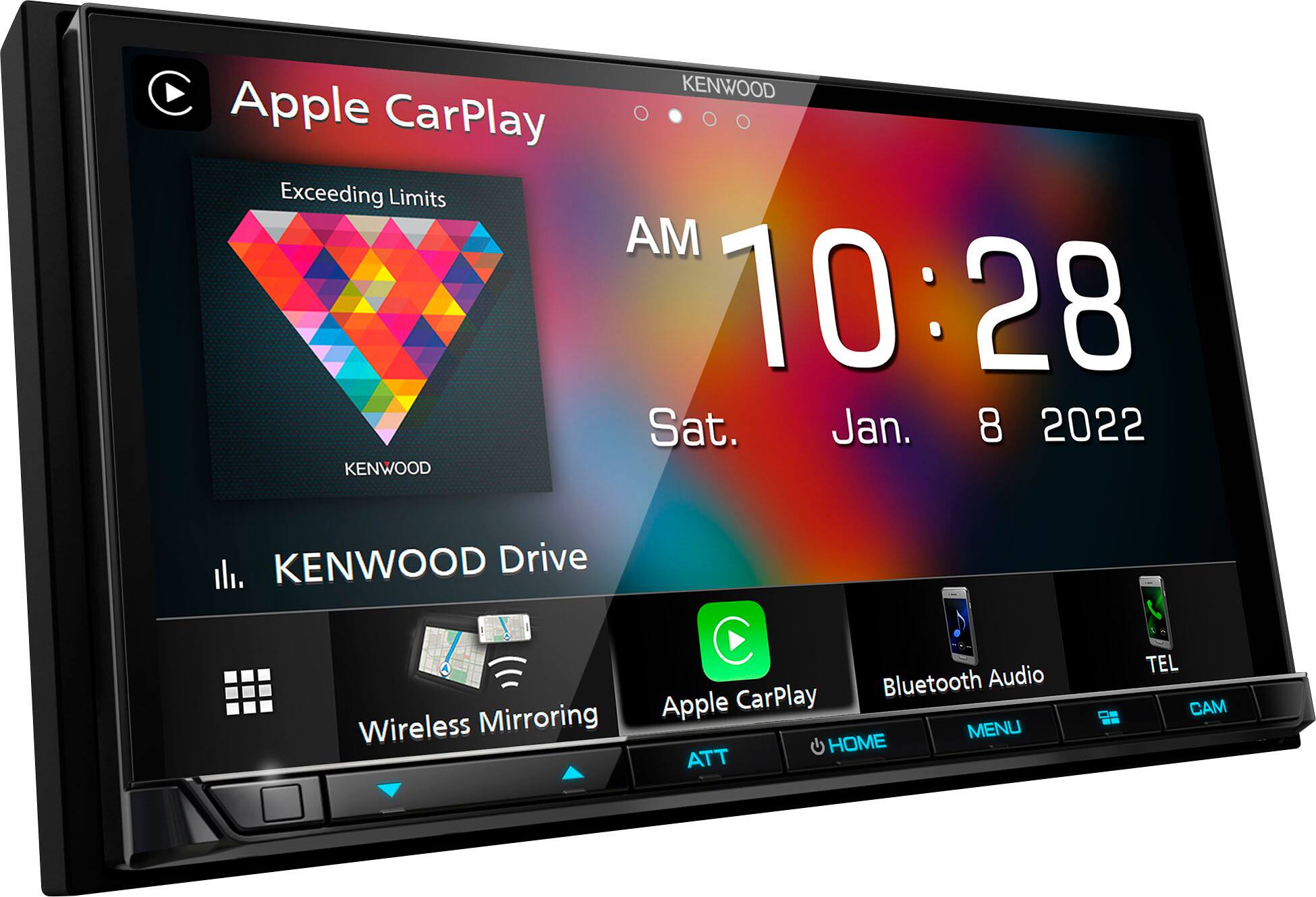 Alt View 12. Kenwood - 6.8" - Android Auto & Apple CarPlay - Built-in Bluetooth - In-Dash Digital Media Receiver with Maestro Compatibility - Black.