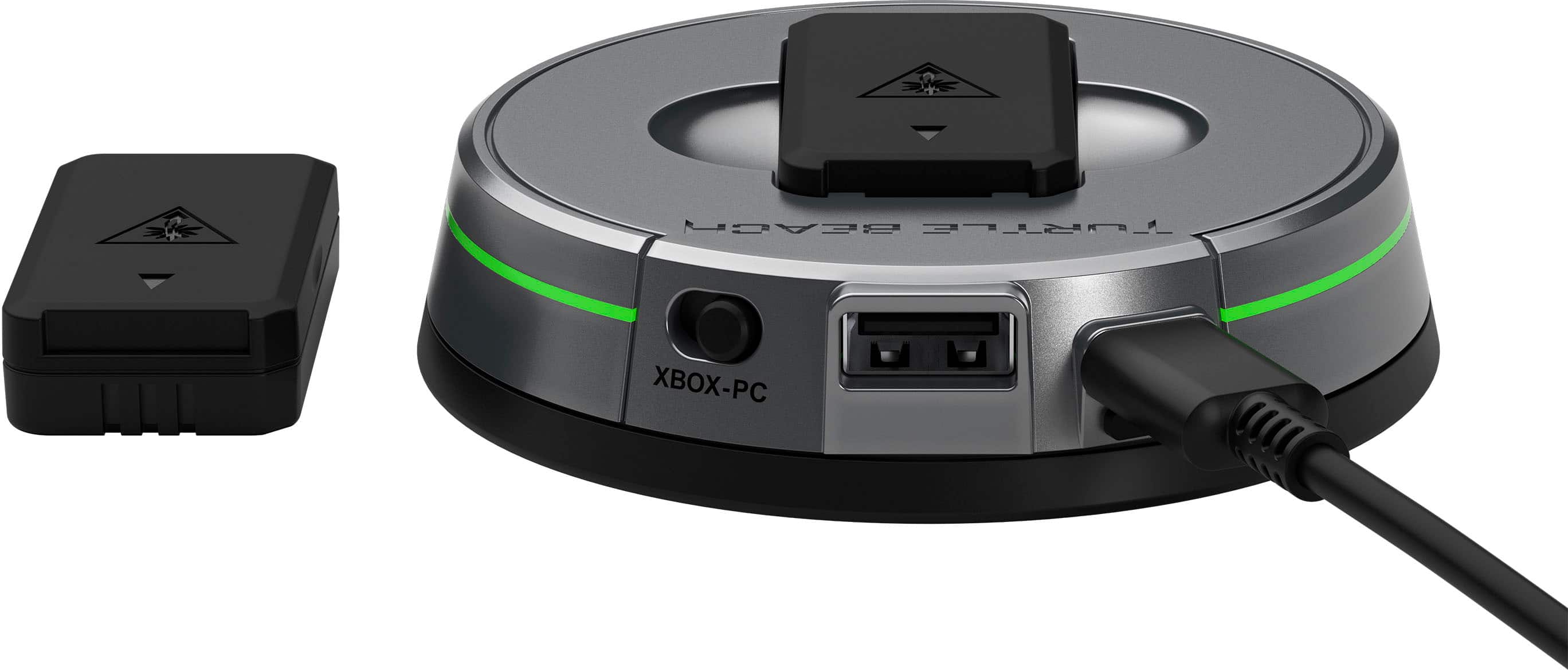 Alt View 23. Turtle Beach - Stealth Pro Xbox Edition Wireless Noise-Cancelling Gaming Headset for Xbox, PS5, PS4, Switch, and PC - Dual Batteries - Black.