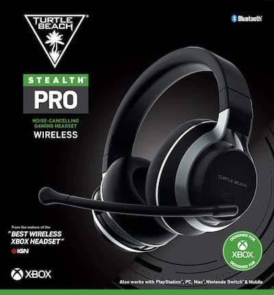 Turtle Beach Stealth Pro Wireless Over Ear Noise Cancelling Gaming Turtle Beach Stealth Pro Wireless Over Ear Noise Cancelling Gaming
