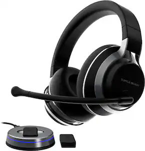 Turtle Beach - Stealth Pro Multiplatform Wireless Noise-Cancelling Gaming Headset for PS5, PS4, PC, Mac & Mobile - Black