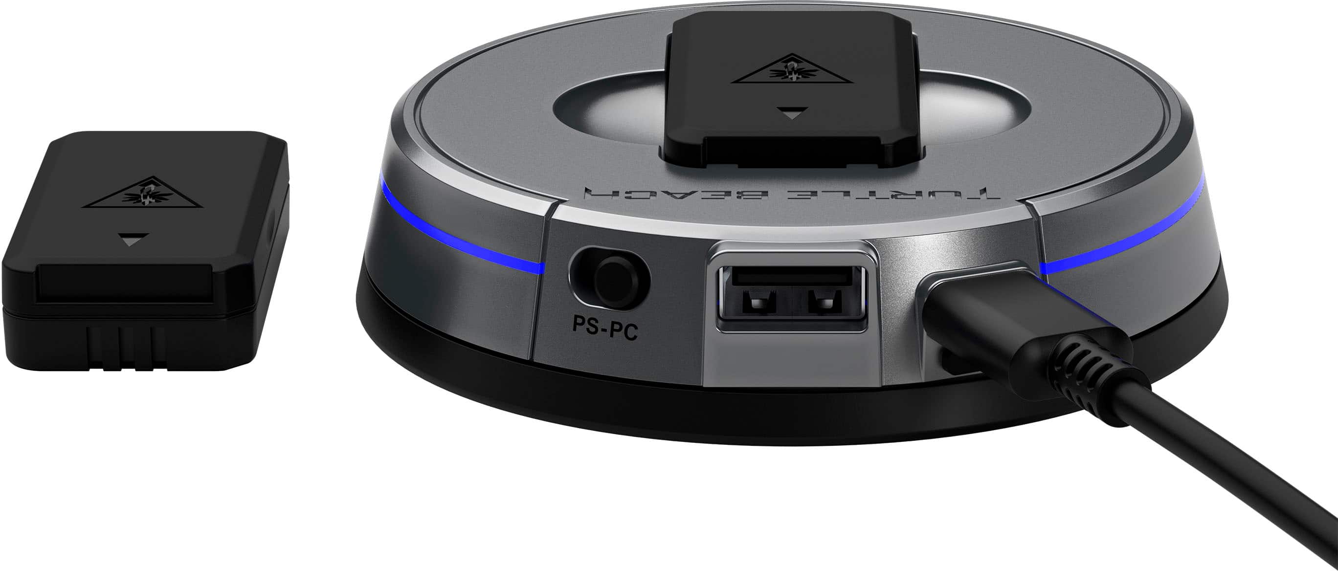 Alt View 23. Turtle Beach - Stealth Pro PlayStation Edition Wireless Noise-Cancelling Gaming Headset for PS5, PS4, Switch and PC - Dual Batteries - Black.