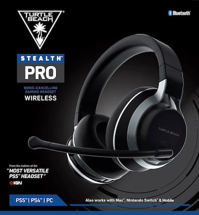 Turtle Beach Stealth Pro Multiplatform Wireless Noise Cancelling Turtle Beach Stealth Pro Multiplatform Wireless Noise Cancelling
