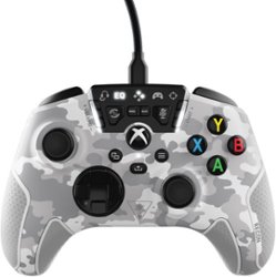 Turtle Beach - Recon Controller Wired Controller for Xbox Series X, Xbox Series S, Xbox One & Windows PCs with Remappable Buttons - Arctic Camo - Front_Zoom