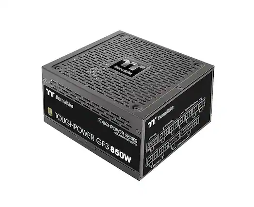 Alt View 11. Thermaltake - Toughpower GF3 850W 80 PLUS Gold PCIe Gen 5 ATX 3.0 Ready Fully Modular Power Supply - Black.