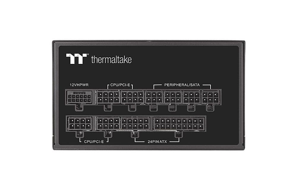 Alt View 16. Thermaltake - Toughpower GF3 850W 80 PLUS Gold PCIe Gen 5 ATX 3.0 Ready Fully Modular Power Supply - Black.