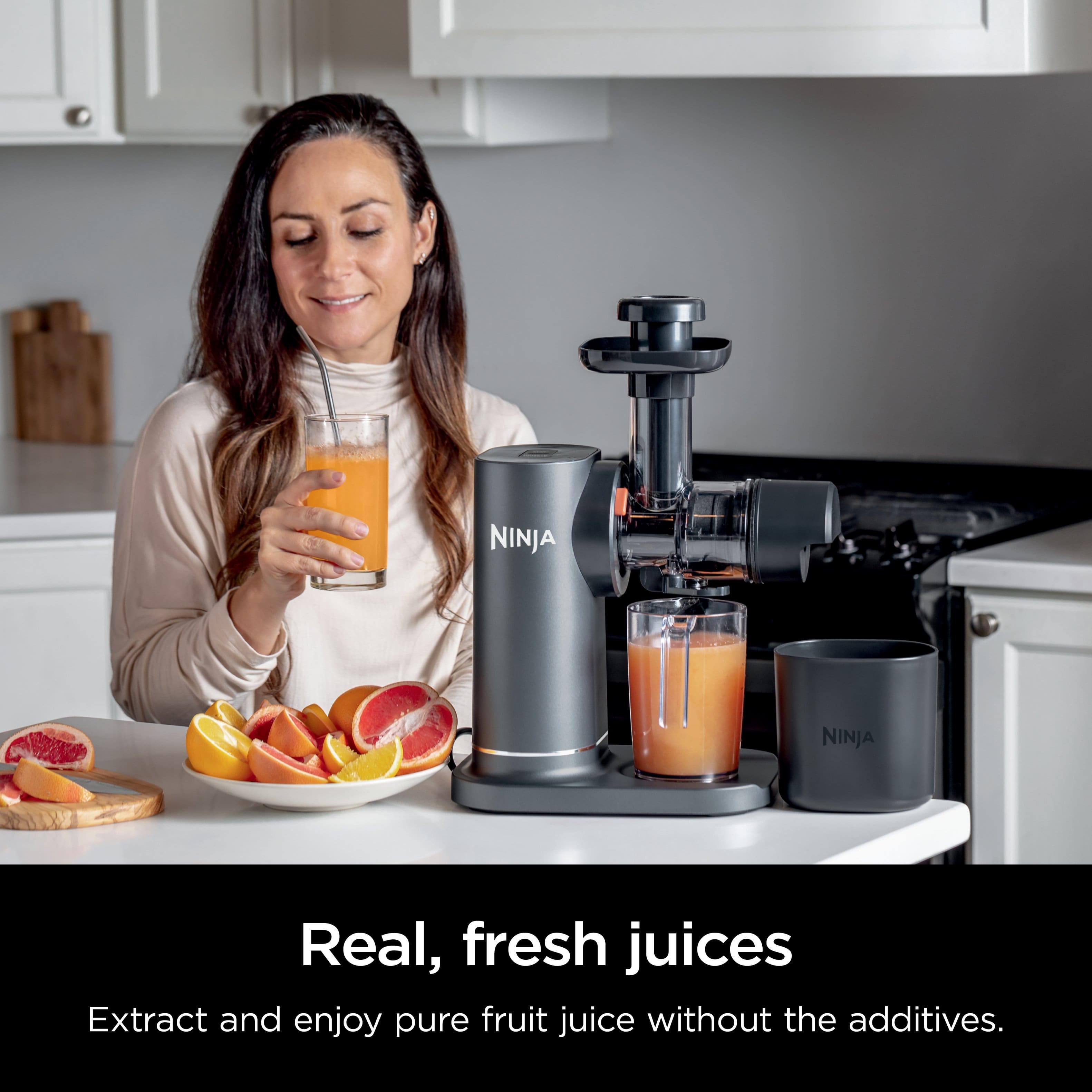 Real, fresh juices Extract and enjoy pure fruit juice without the additives.