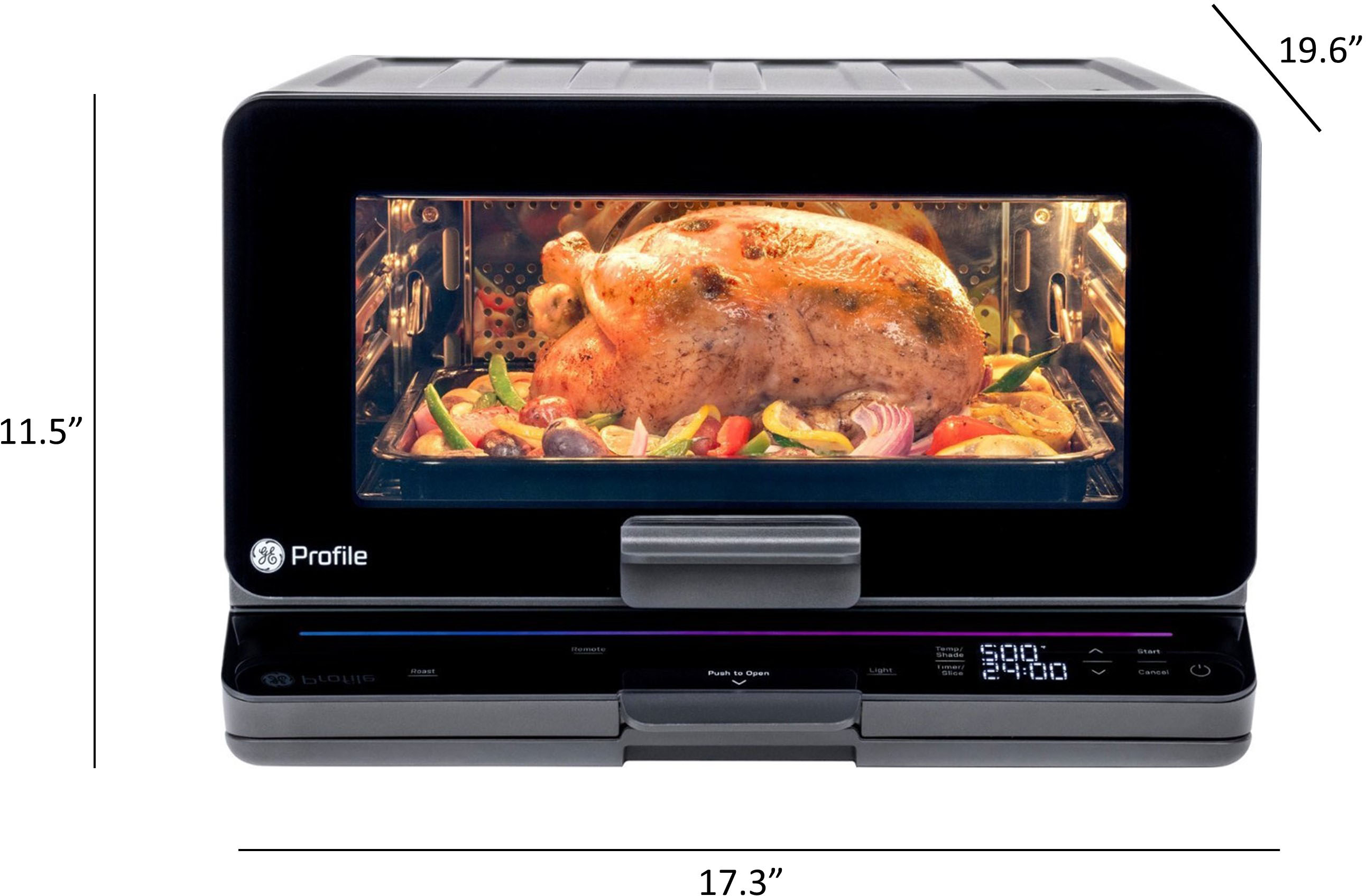 GE Profile™ Black Smart Toaster Oven, Wholesale Appliance Center