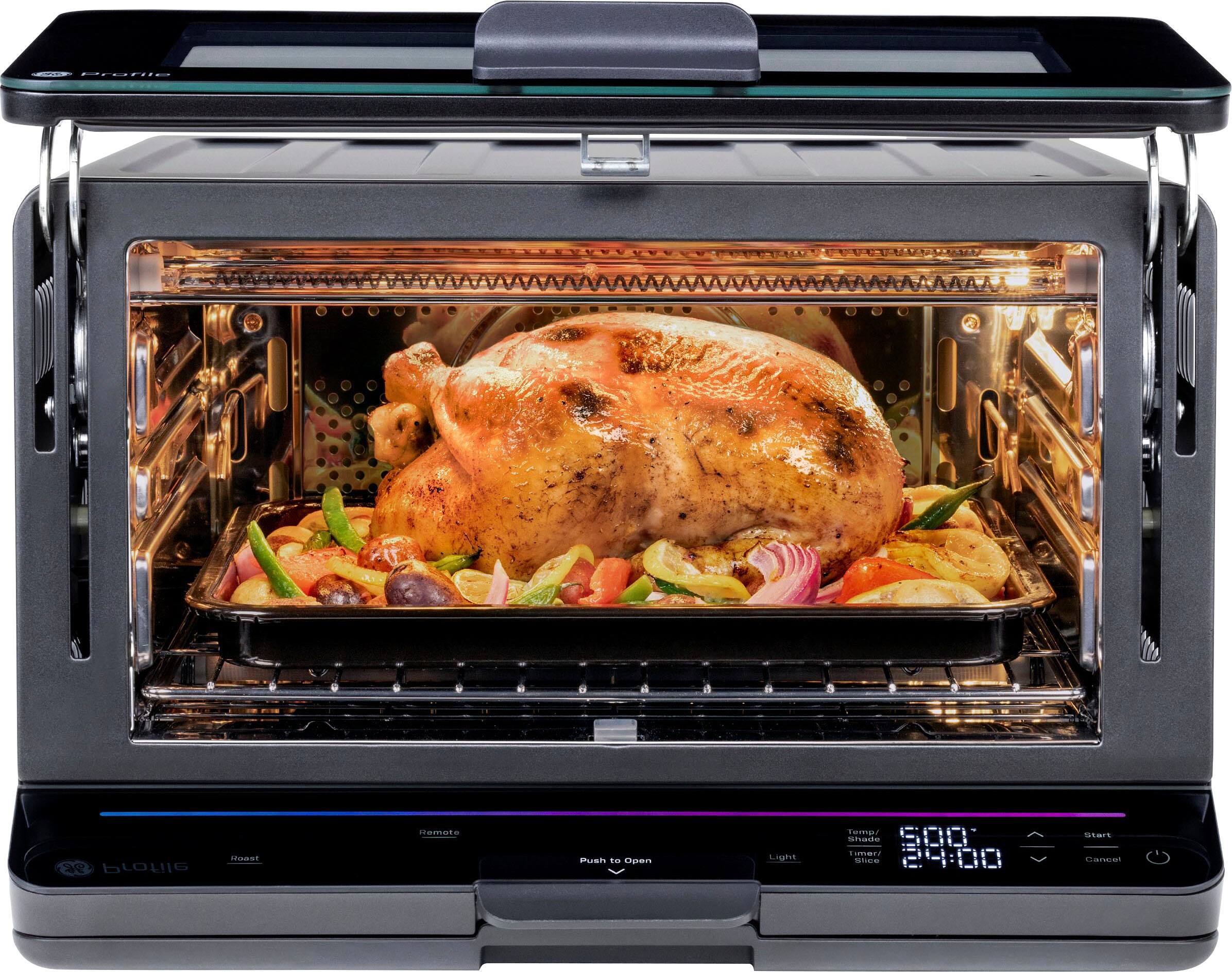 Accessories. GE Profile - Smart Oven with No Preheat, Air Fry and Built-in WiFi - Black.