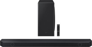 Samsung - Q-series  5.1.2 ch Wireless Dolby ATMOS  Soundbar w/ Q Symphony - Black - Front_Zoom