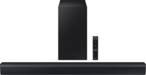 Samsung - C Series 2.1ch DTS Virtual: X Soundbar - Titan Black - Front_Zoom