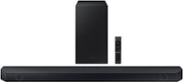 Samsung - HW-Q600C 3.1.2 Channel Q-series Soundbar with Wireless Subwoofer, Dolby Atmos and Q-Symphony - Titan Black - Front_Zoom
