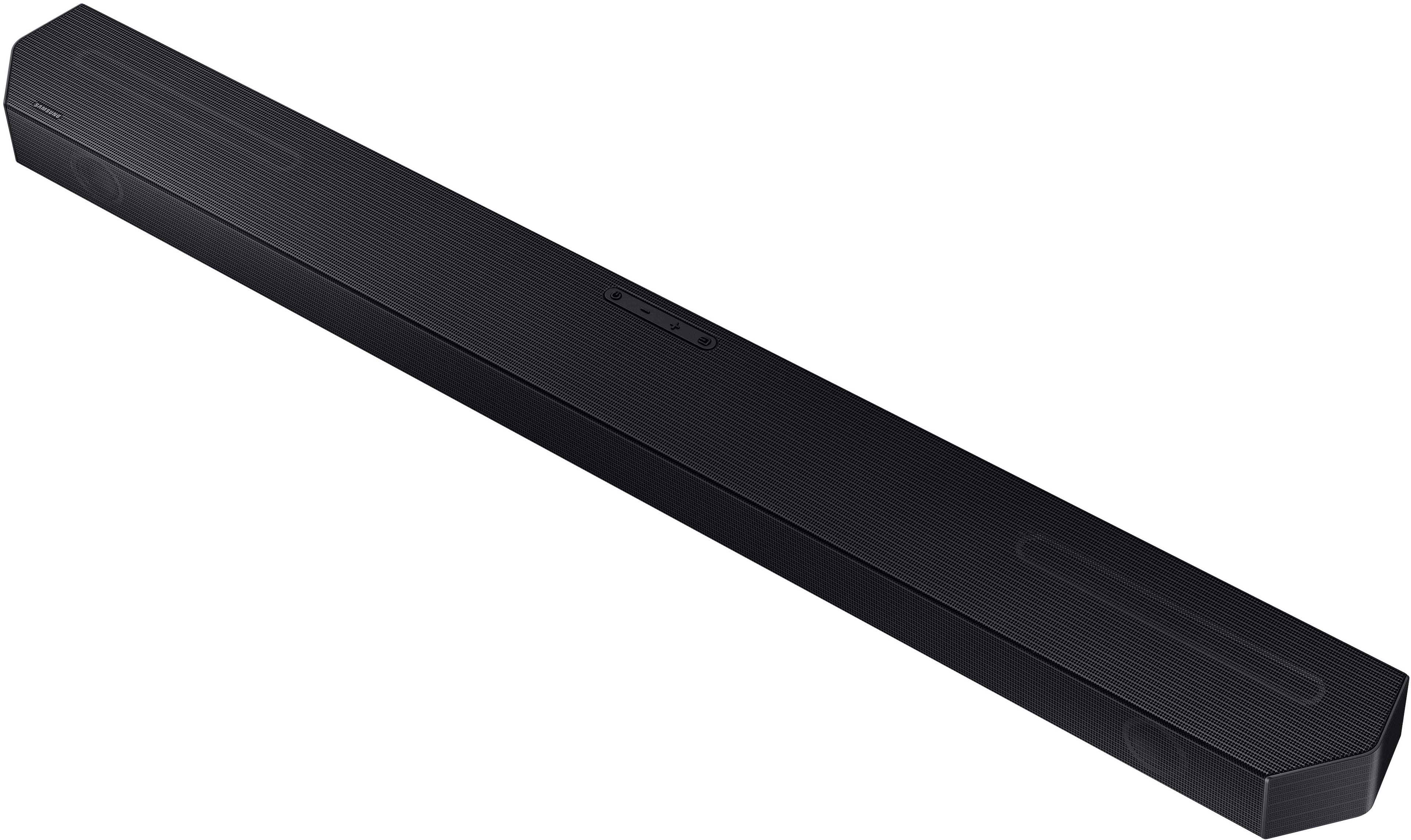 Alt View 12. Samsung - HW-Q600C 3.1.2 Channel Q-series Soundbar with Wireless Subwoofer, Dolby Atmos and Q-Symphony - Titan Black.