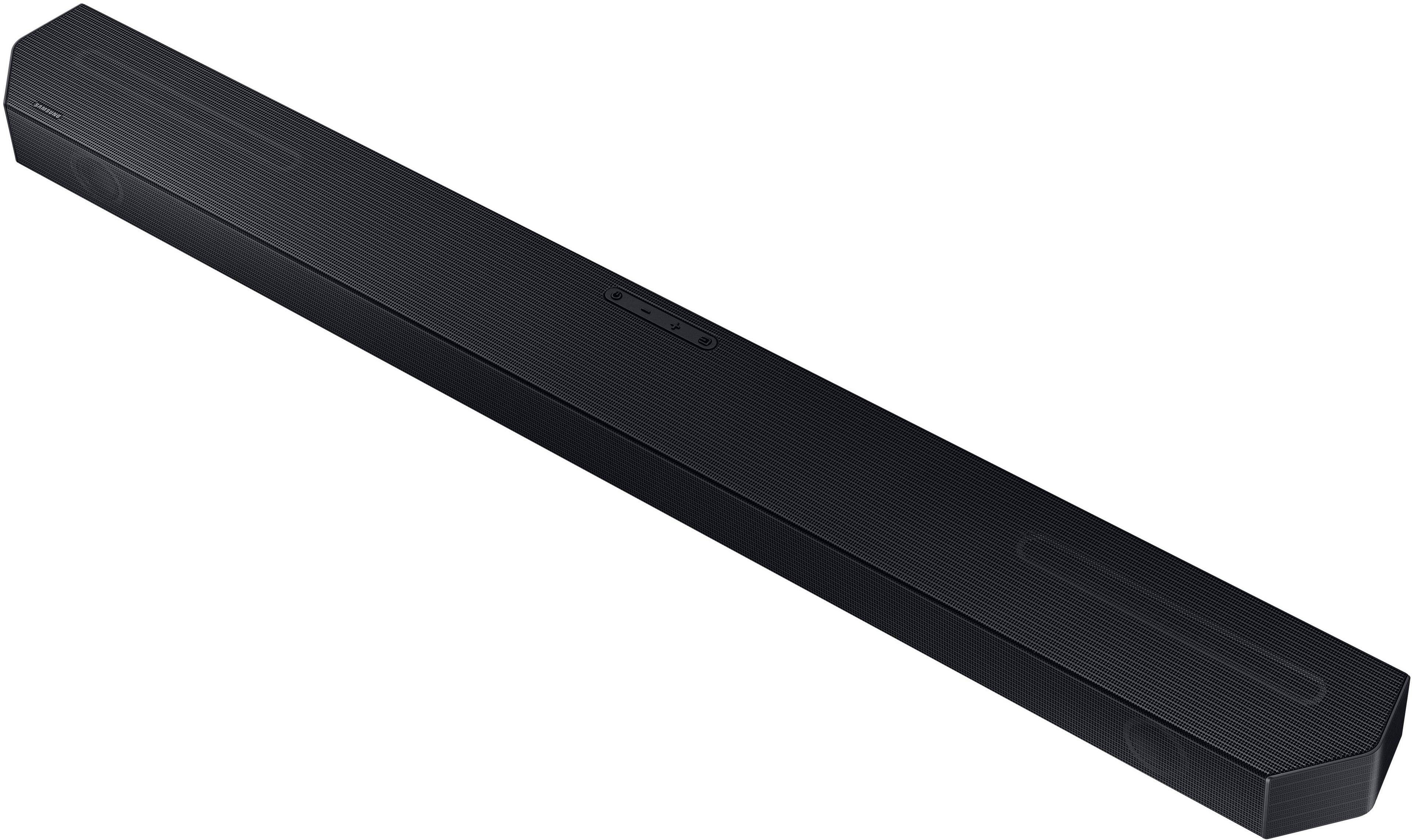 Alt View 12. Samsung - HW-Q600C 3.1.2 Channel Q-series Soundbar with Wireless Subwoofer, Dolby Atmos and Q-Symphony - Titan Black.