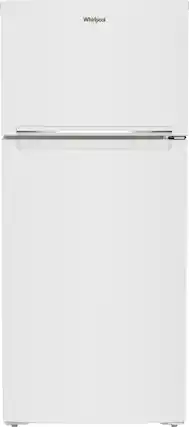 Front. Whirlpool - 16.3 Cu. Ft. Top-Freezer Refrigerator - White.