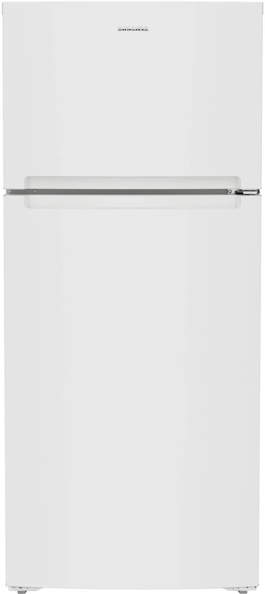 Front. Amana - 16.4 Cu. Ft. Top-Freezer Refrigerator - White.