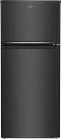 Whirlpool - 16.3 Cu. Ft. Top-Freezer Refrigerator - Black - Front_Zoom