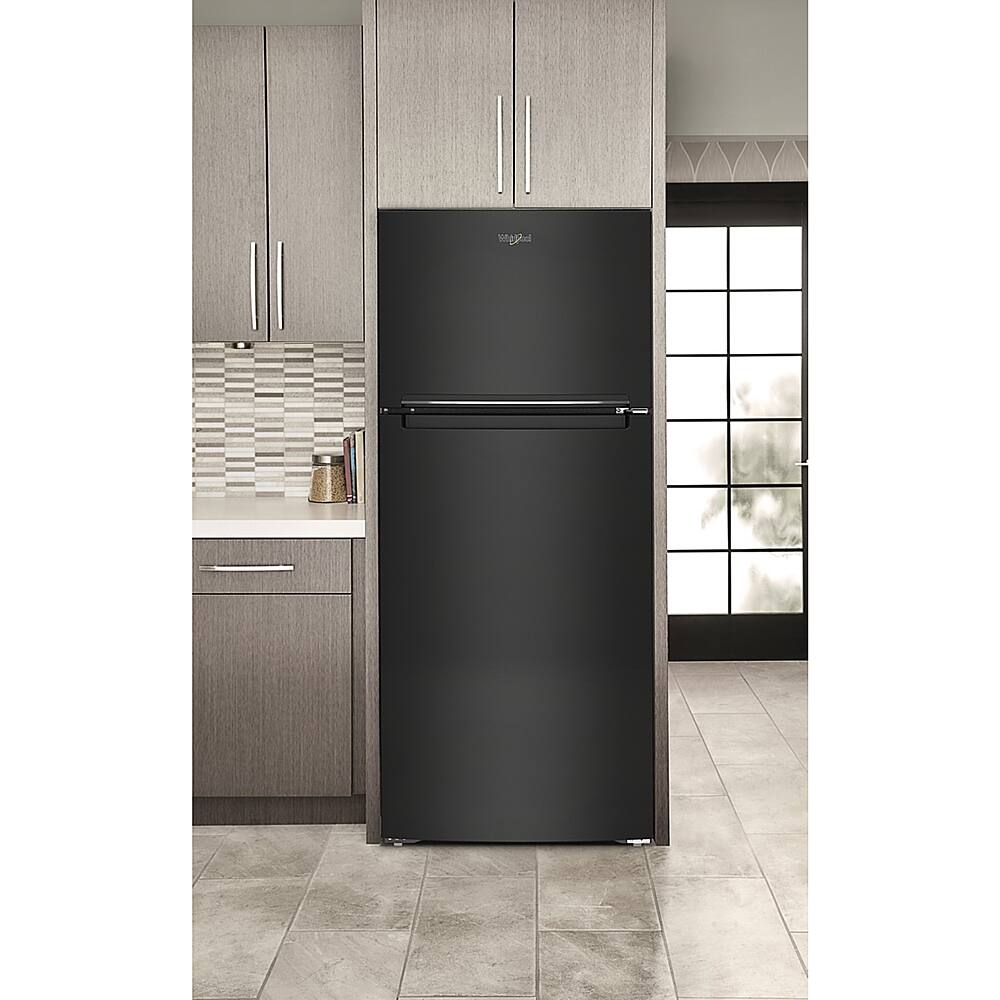 Alt View 15. Whirlpool - 16.3 Cu. Ft. Top-Freezer Refrigerator - Black.