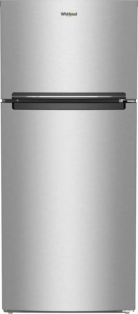 Front. Whirlpool - 16.3 Cu. Ft. Top-Freezer Refrigerator - Stainless Steel.