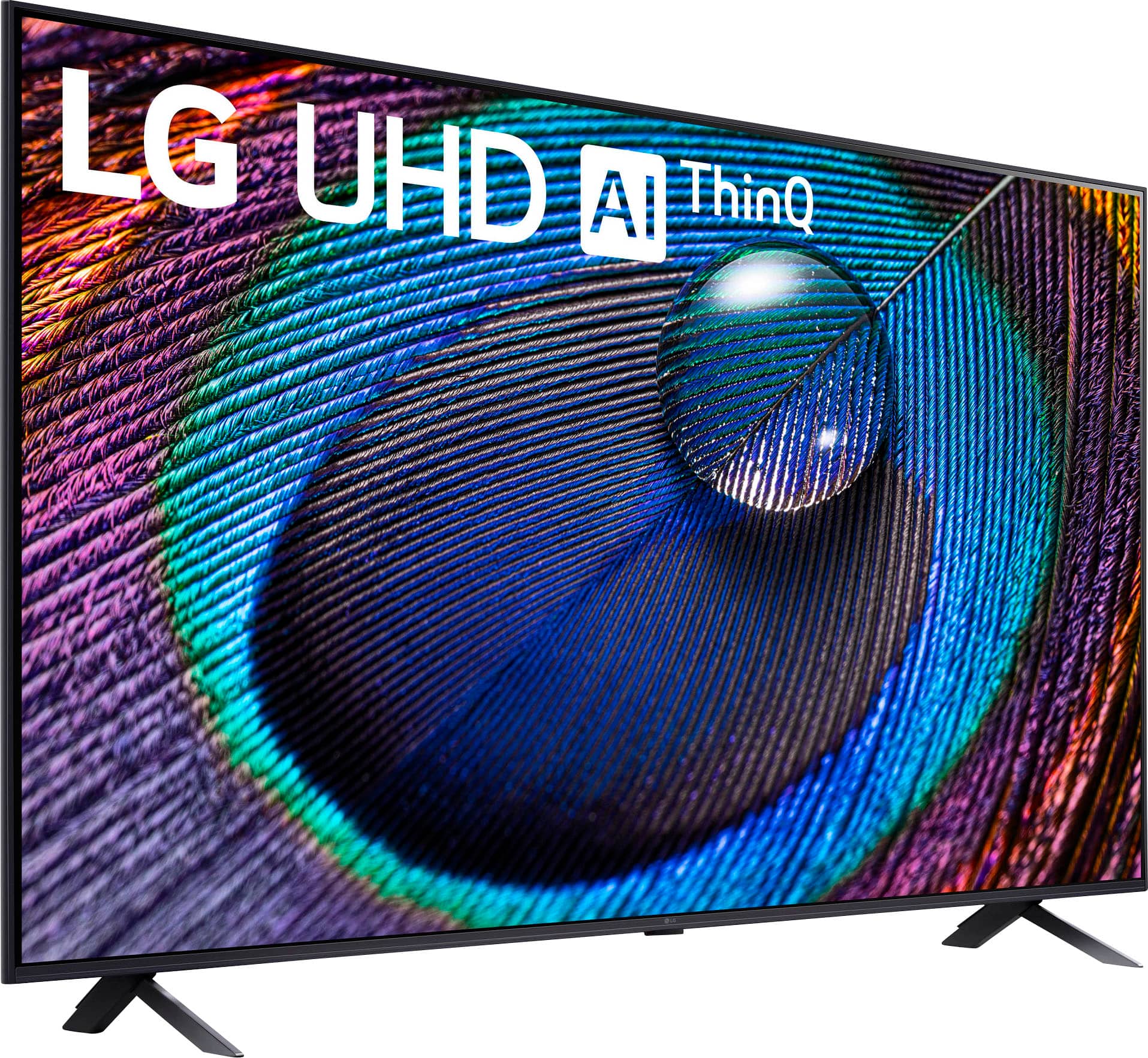 Left. LG - 55” Class UR9000 Series LED 4K UHD Smart webOS TV - Dark Grey.