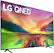 Left. LG - 86" Class 80 Series QNED 4K UHD Smart webOS TV - Dark Steel Silver.