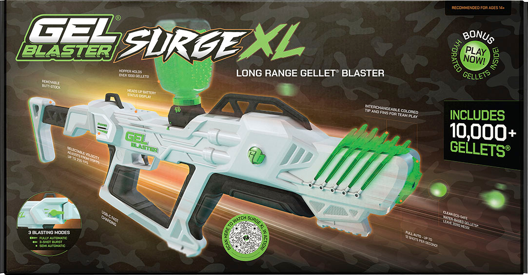 Left View: Gel Blaster Surge XL