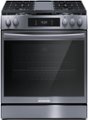 Frigidaire - Gallery 6.1 Cu. Ft. Freestanding Oven Gas Total Convection Range - Black