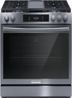 Frigidaire - Gallery 6.1 Cu. Ft. Freestanding Oven Gas Total Convection Range - Black - Front_Zoom